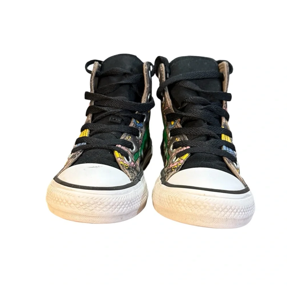 Converse All Star Dinoverse Dinosaur Print High Top Sneakers Junior Size 12